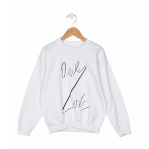 JDOL White Printed Long Sleeve Sweatshirt size small‎